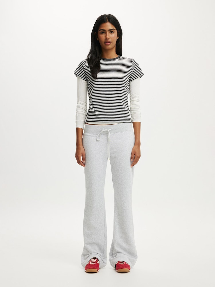 Gri - Pantaloni de trening Cotton On cu talie joasă - Imaginea 5 din 5