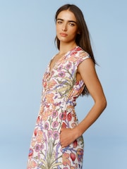 Morris & Co. Hyacinth Leuchtende Farben - Kurzärmeliges Maxikleid mit Bindeband - Bild 3 von 6