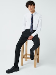 Black Skinny Machine Washable Plain Front Smart Trousers - Image 2 of 8