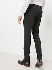 Black Skinny Machine Washable Plain Front Smart Trousers - Image 6 of 8