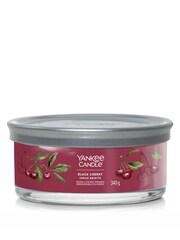 Yankee Candle Red Signature Multiwick Tumbler Scented Candle Black Cherry - Image 2 of 4