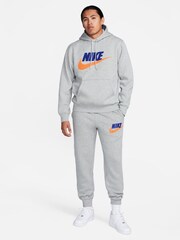Nike Grey Club Fleece Joggers - Image 6 of 6