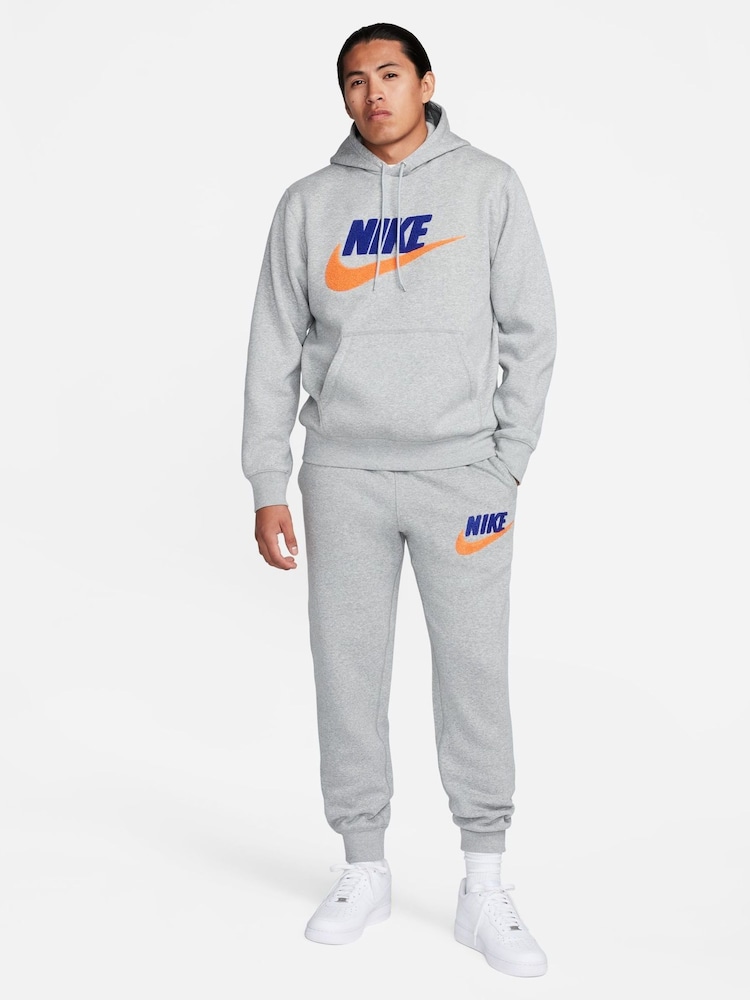 Nike Grey Club Fleece Joggers - Image 6 of 6