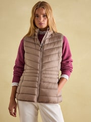 Joules Kenley Pearl Showerproof Padded Gilet - Image 1 of 7