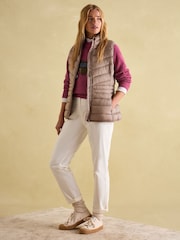 Joules Kenley Pearl Showerproof Padded Gilet - Image 4 of 7