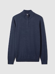 Reiss s širokim ovratnikom iz merino volne s polovično zadrgo  Blackhall - Slika 2 iz 6