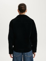 Cotton On Cove mākslīgās zamšādas baikeru jaka - Attēls 3 no 4