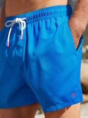 Cobalt Blue Palm Logo Essential Swim Shorts - Image 1 of 12