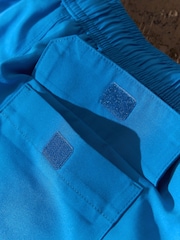 Cobalt Blue Palm Logo Essential Swim Shorts - Image 11 of 12