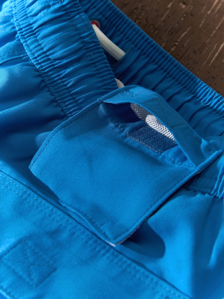 Cobalt Blue Palm Logo Essential Swim Shorts - Image 12 of 12