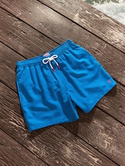 Cobalt Blue Palm Logo Essential Swim Shorts - Image 7 of 12
