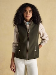 Зеленый - Joules Fairbourne Fleece Gilet - Image 1 of 12