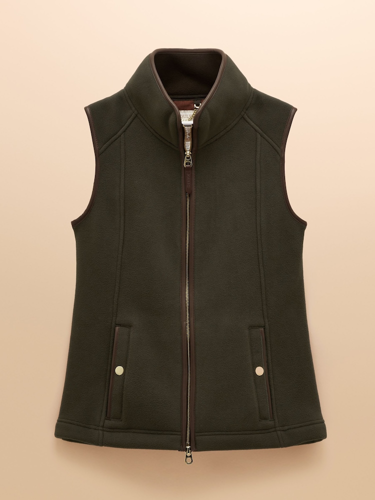 Зеленый - Joules Fairbourne Fleece Gilet - Image 12 of 12