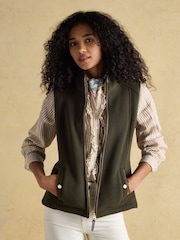 Зеленый - Joules Fairbourne Fleece Gilet - Image 3 of 12