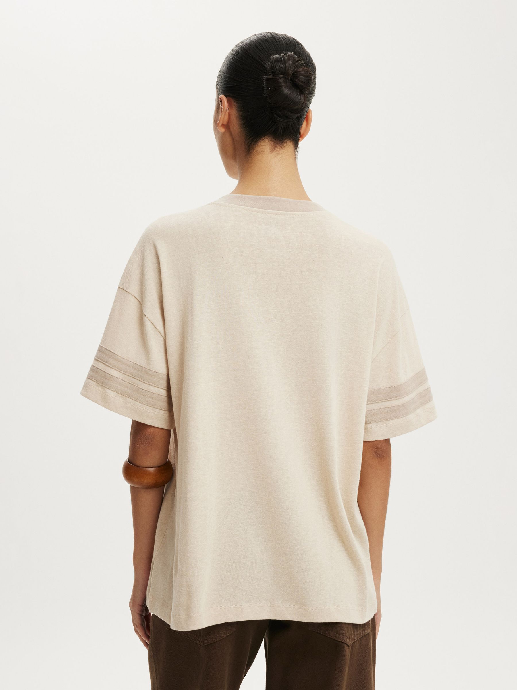 Buy Cotton On Natural V-Neck Vacay Graphic T-Shirt from Next USA