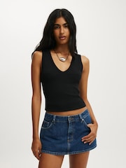 Cotton On Dark Blue Original Denim Skort - Image 1 of 5