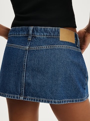 Cotton On Dark Blue Original Denim Skort - Image 5 of 5