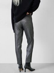 Hush Black Hazel Metallic Cigarette Trousers - Image 2 of 5