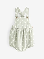 The Little Tailor Baby Woven 100% Cotton Rompersuit - Image 1 of 4