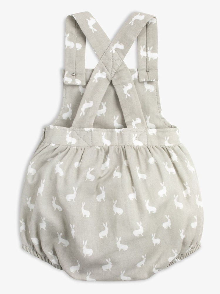 The Little Tailor Baby Woven 100% Cotton Rompersuit - Image 2 of 4 The Little Tailor Baby Woven 100% Cotton Rompersuit - Image 2 of 4