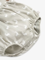 The Little Tailor Baby Woven 100% Cotton Rompersuit - Image 3 of 4