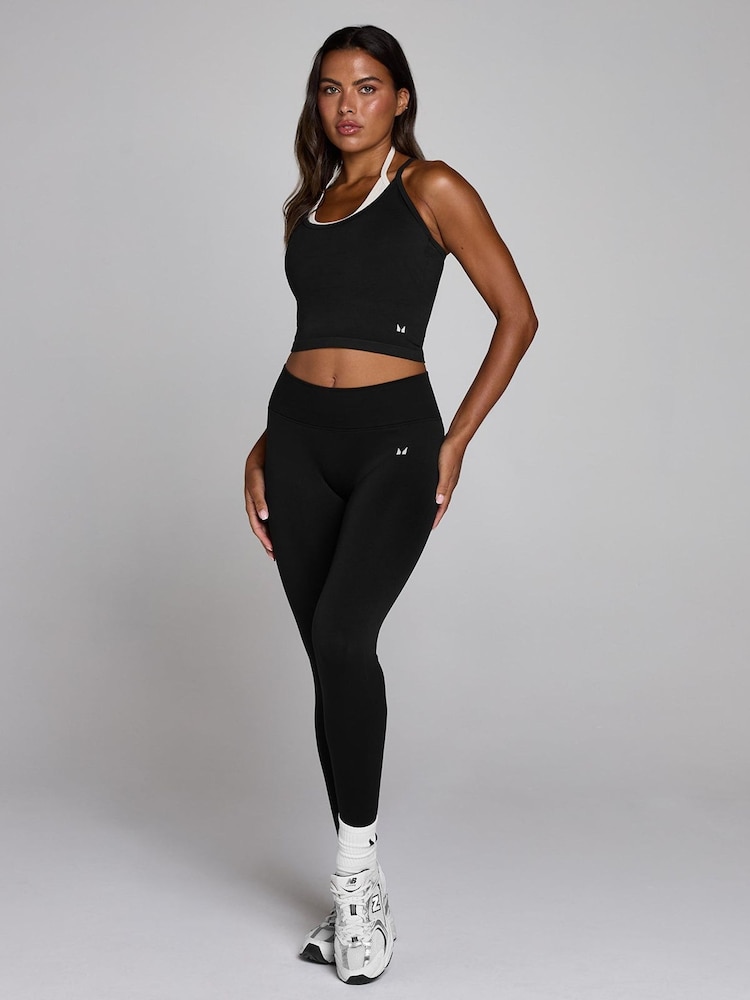 Чорний - Myprotein безшовний багатошаровий жилет - Image 4 of 4