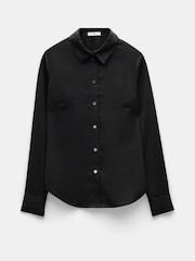 Hush Black Jo Slim Crepe Shirt - Image 5 of 5