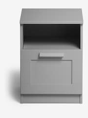 Grey Flynn 1 Drawer Bedside Table - Image 5 of 7