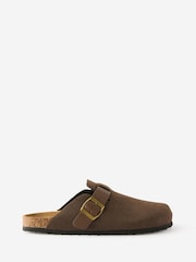 Cotton On Brown Rex Buckle Mules - Image 1 of 4