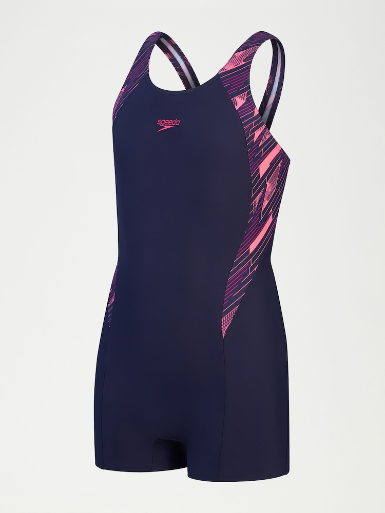 Speedo Blue Hyperboom Splice Legsuit - Image 1 of 7 Speedo Blue Hyperboom Splice Legsuit - Image 1 of 7