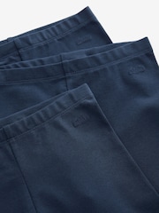 Clarks Indigo Blue School Jersey Cycling Shorts 3 Pack - Image 4 of 5