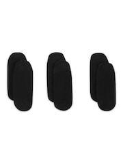 Nike Black Everyday Lightweight Training Footie Socks 3 Pack - Image 3 of 4