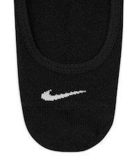 Nike Black Everyday Lightweight Training Footie Socks 3 Pack - Image 4 of 4
