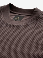 Mushroom Brown Premium Texture Crew Sweatshirt - Image 7 of 8