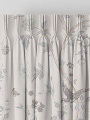 Laura Ashley Dove Grey Summer Palace Made to Measure 100% Cotton Curtains - Image 5 of 7