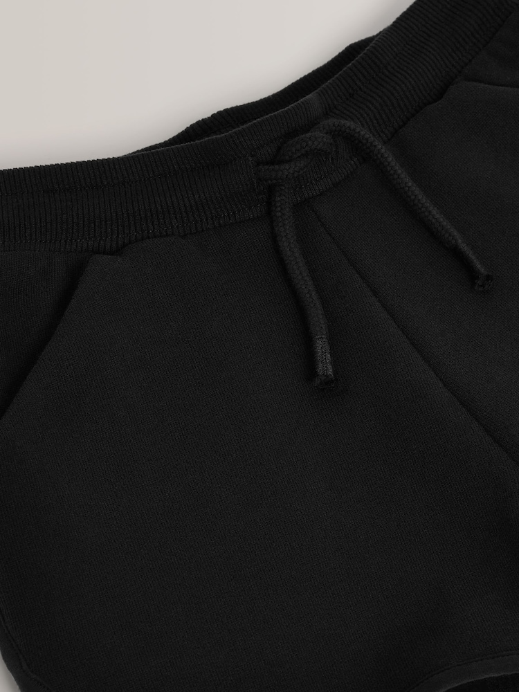 Black Jersey Shorts (3-16yrs) - Image 8 of 8