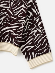 Oliver Bonas Swirl Rund hals stickad Jumper - Bild 5 av 6