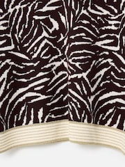 Oliver Bonas Swirl Rund hals stickad Jumper - Bild 6 av 6