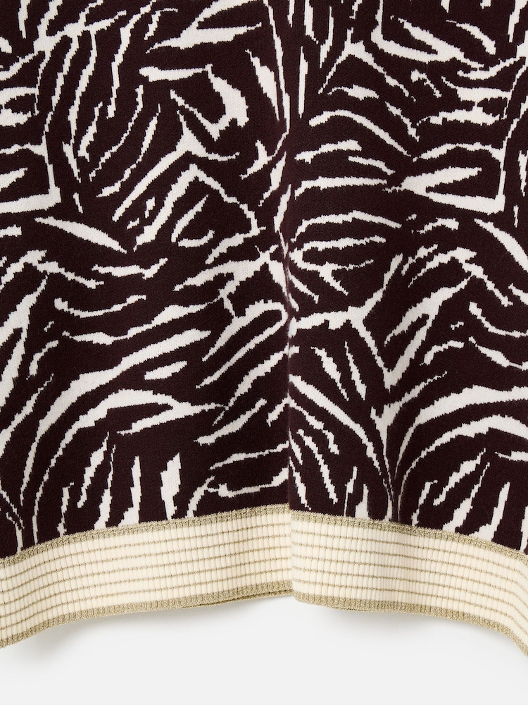 Oliver Bonas Swirl Rund hals stickad Jumper - Bild 6 av 6
