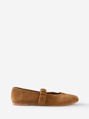 Cotton On Natural Brooklyn Mary Jane Ballet Shoes - Image 1 of 4