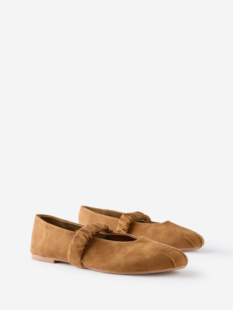 Cotton On Natural Brooklyn Mary Jane Ballet Shoes - Image 2 of 4 Cotton On Natural Brooklyn Mary Jane Ballet Shoes - Image 2 of 4