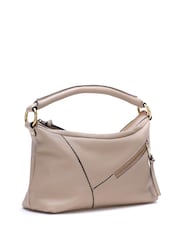Mint Velvet Cream Leather Crossbody Bag - Image 3 of 3