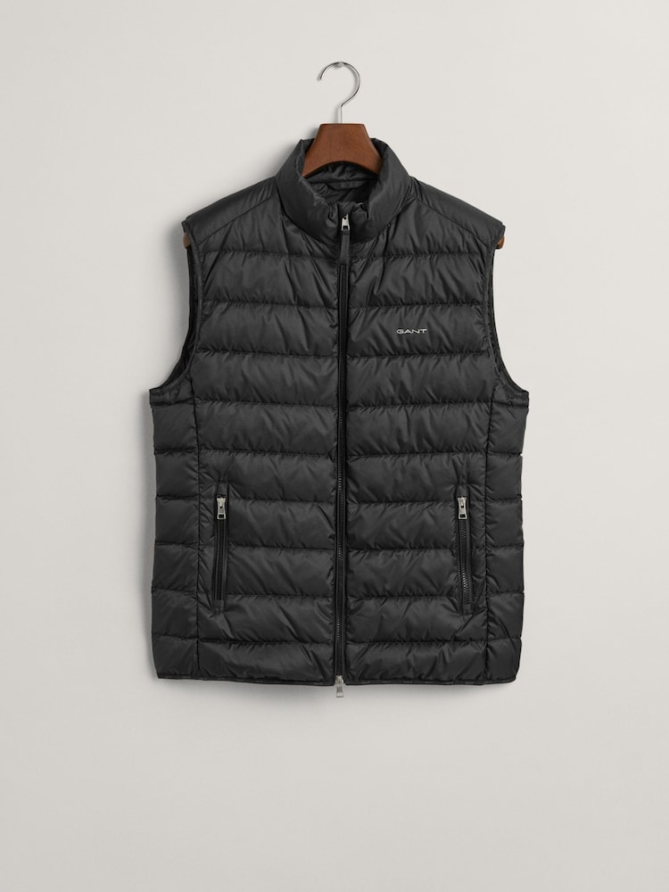GANT Black Light Weight Down Gilet - Image 5 of 5