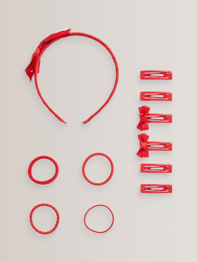 Red Hair Accessories Bundle - Image 1 of 2