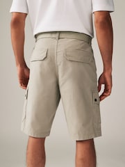 Stone Belted Cargo Shorts - Image 4 of 9