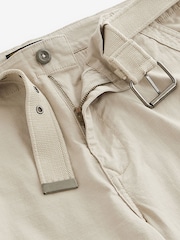 Stone Belted Cargo Shorts - Image 7 of 9