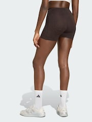 adidas Brown Optimé Snake Short Leggings - Image 3 of 5