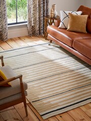 Natural Akina Stripe Indoor Outdoor Rug - Image 1 of 1