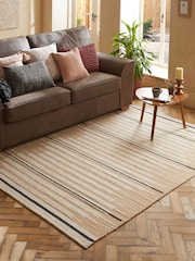 Natural Akina Stripe Indoor Outdoor Rug - Image 4 of 6