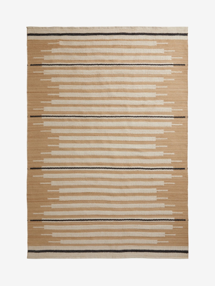 Natural Akina Stripe Indoor Outdoor Rug - Image 6 of 6